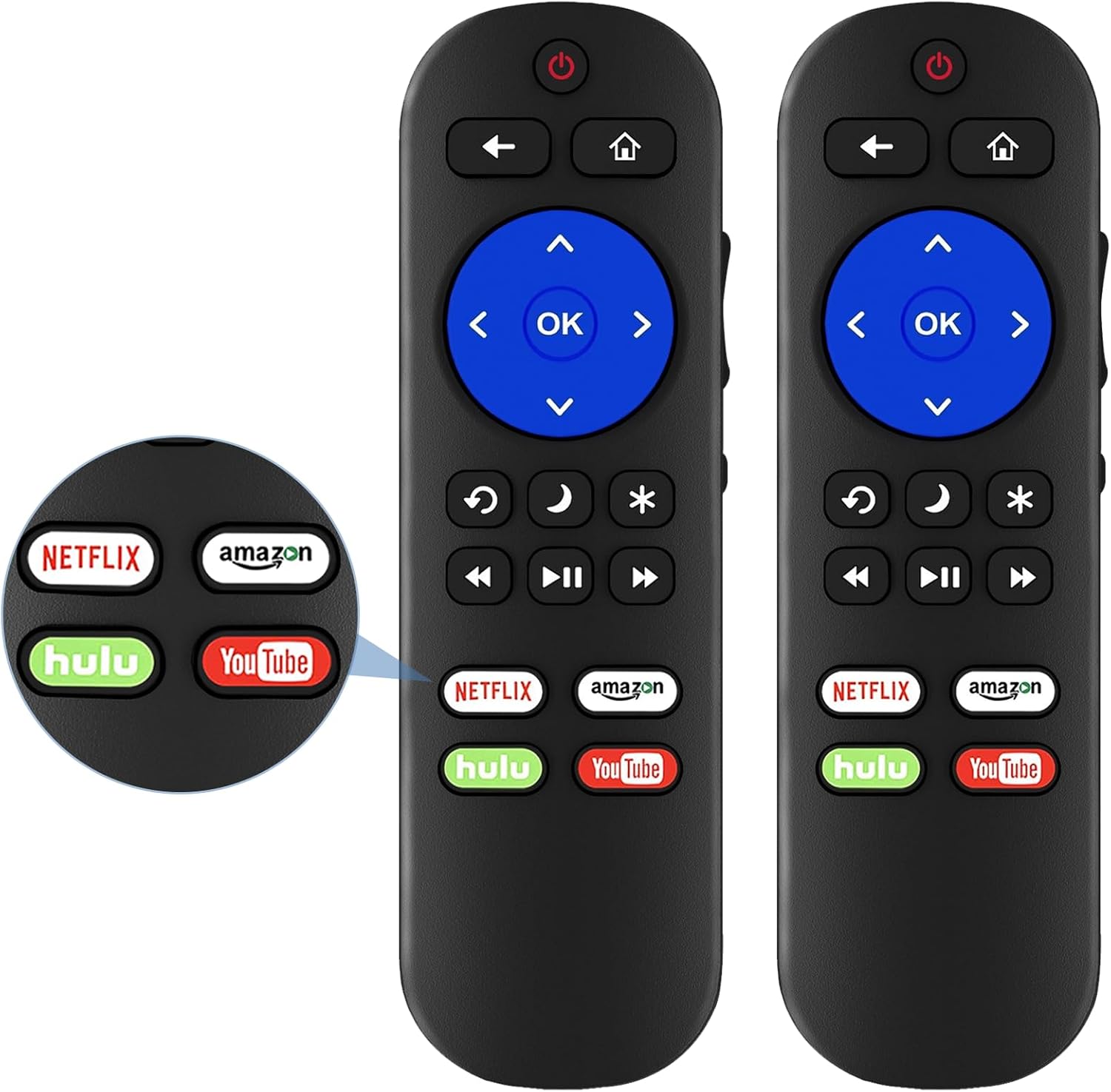 Pack of 2 Universal Remote for Roku TV N871