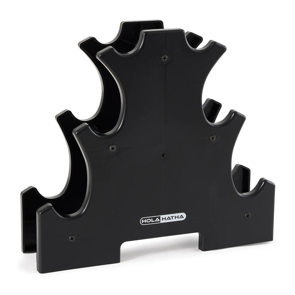 3, 5, and 8 Pound Dumbbell Hand Weight Set with Storage Rack Q272536