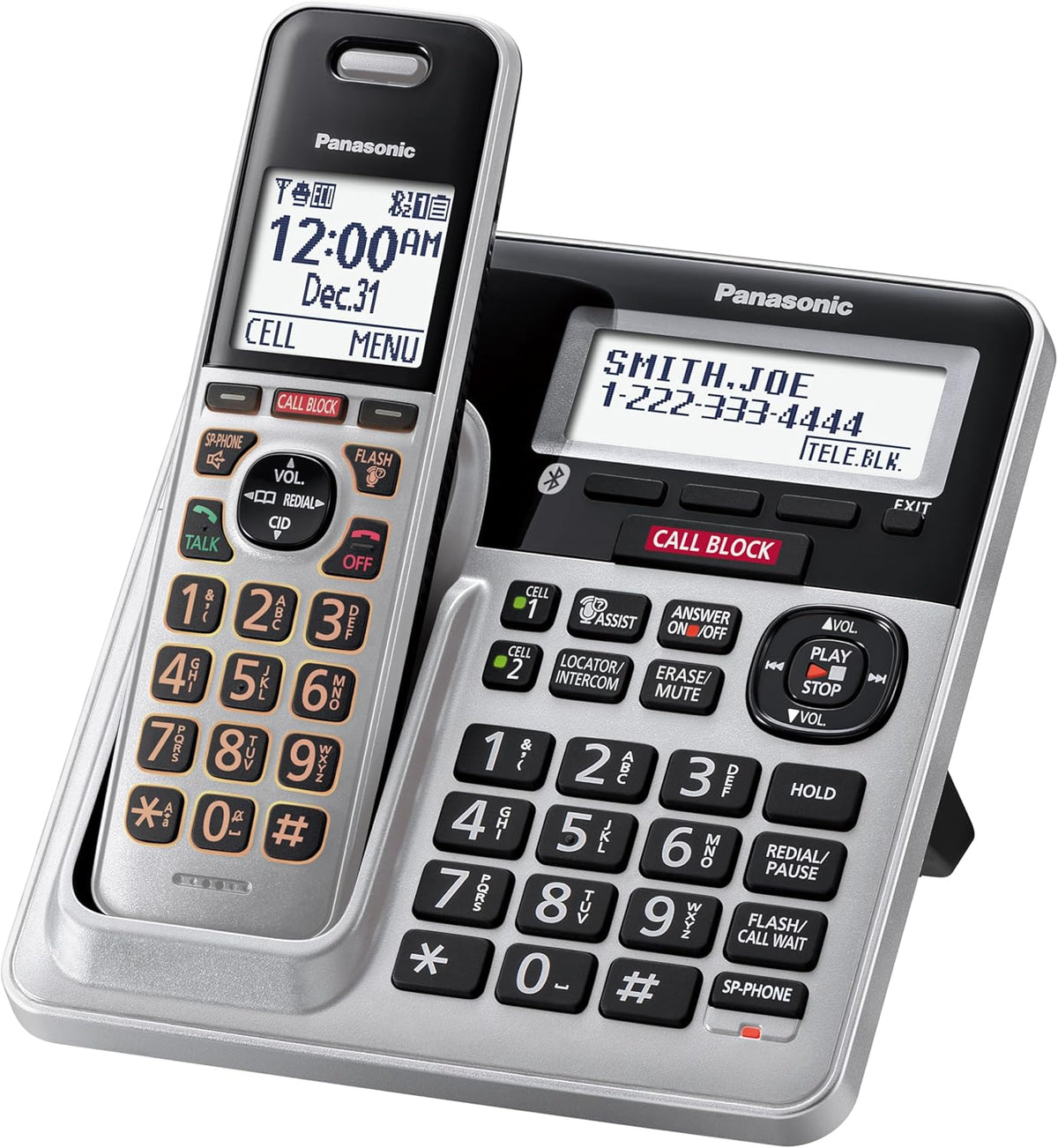 4-Handset DECT 6.0 Bluetooth Phone Bundle P73112