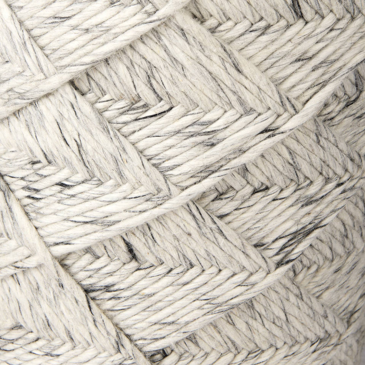 Woven Wool Pouf J267540
