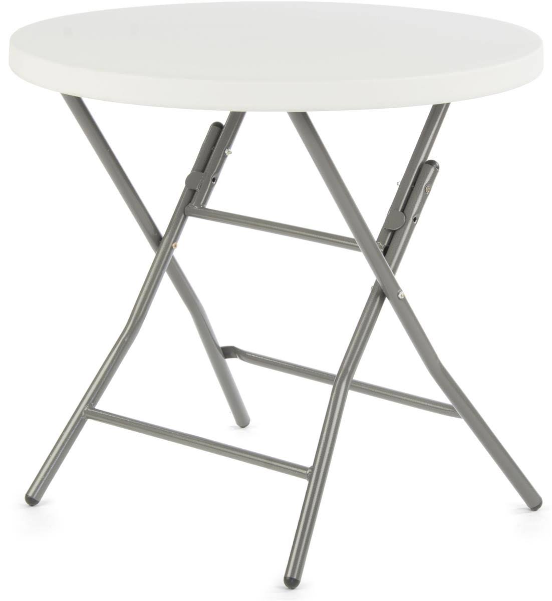 White Folding Café Table L7844
