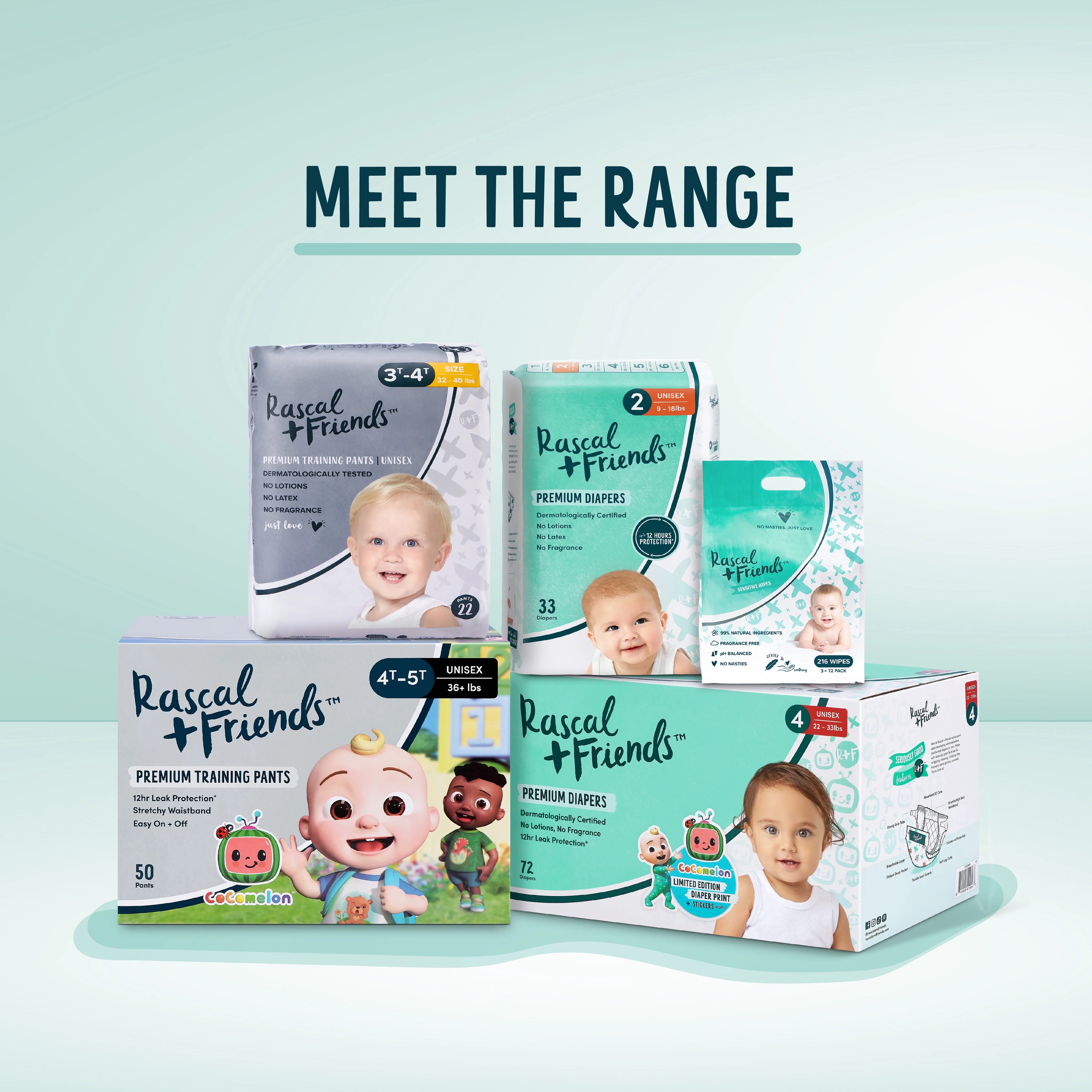 Premium Diapers Size 5, 64 Count L4923