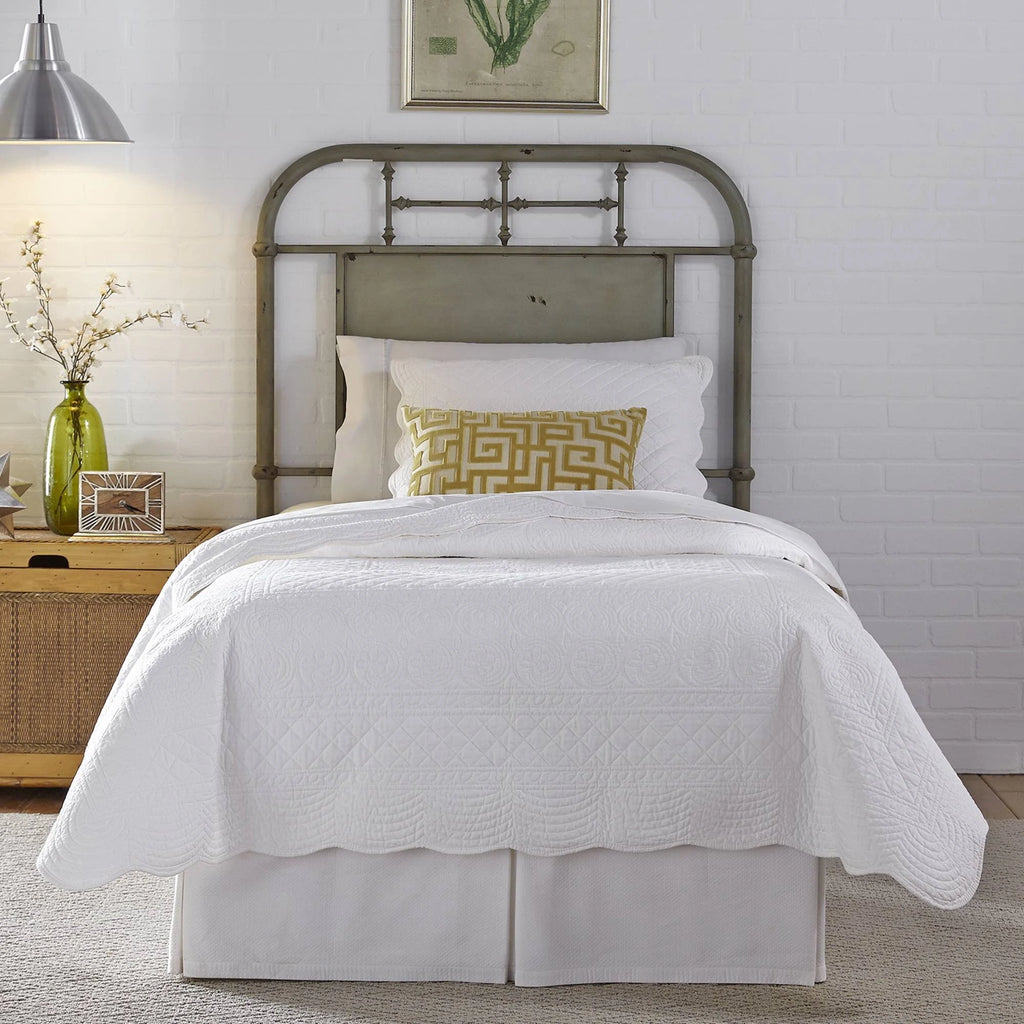 Green Metal Headboard S22225