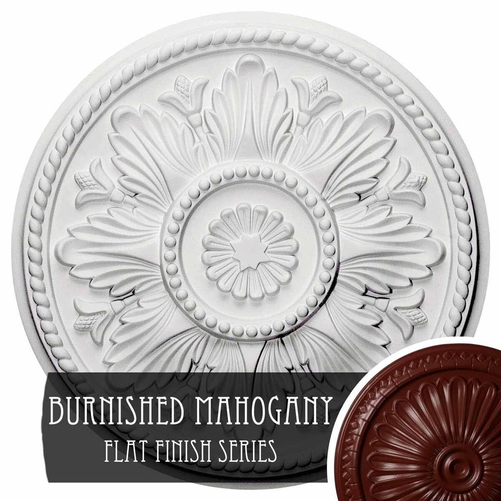 Brushed Mahogany Finished Edinburgh Ceiling Medallion B6156
