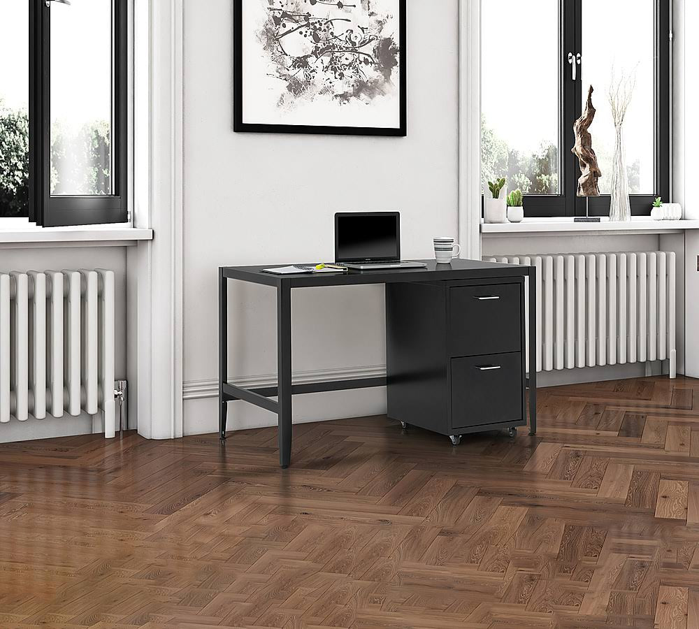Black Metal Parsons Desk O517
