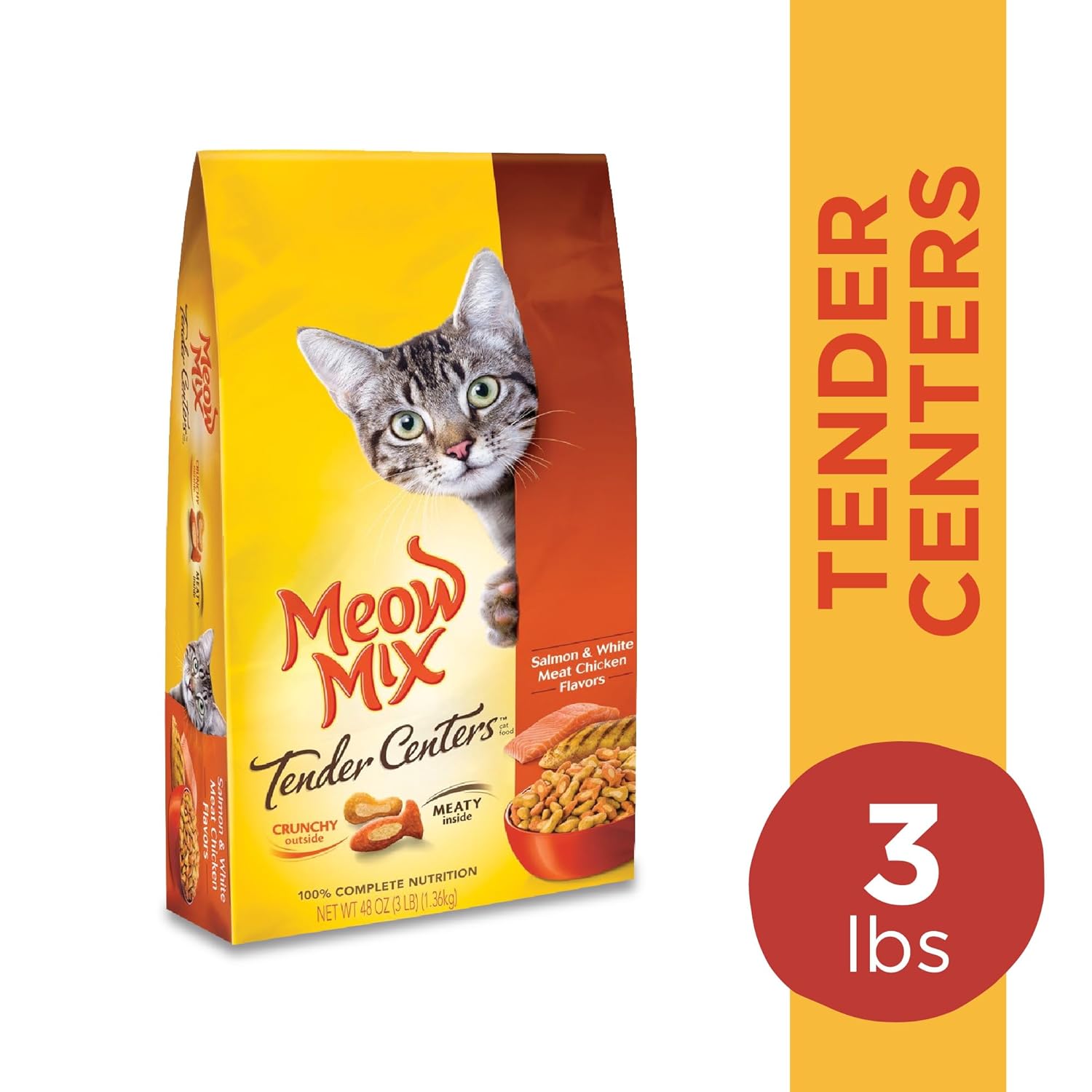 Salmon & Chicken Dry Cat Food, 3 Pound M18871