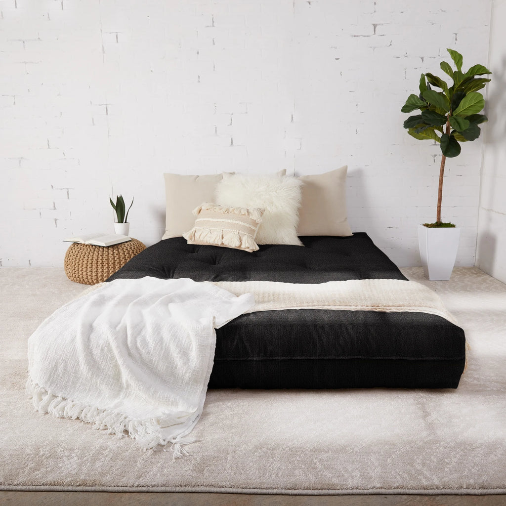 Black Transitional Futon Mattress A9005