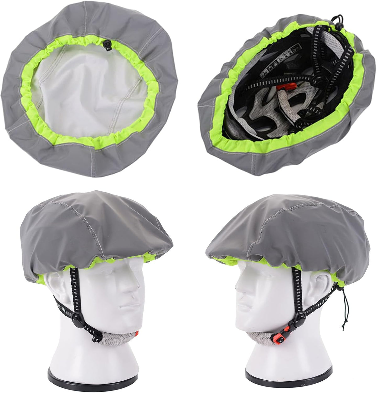 Rainproof Reflective Cycling Helmet Cover K26545