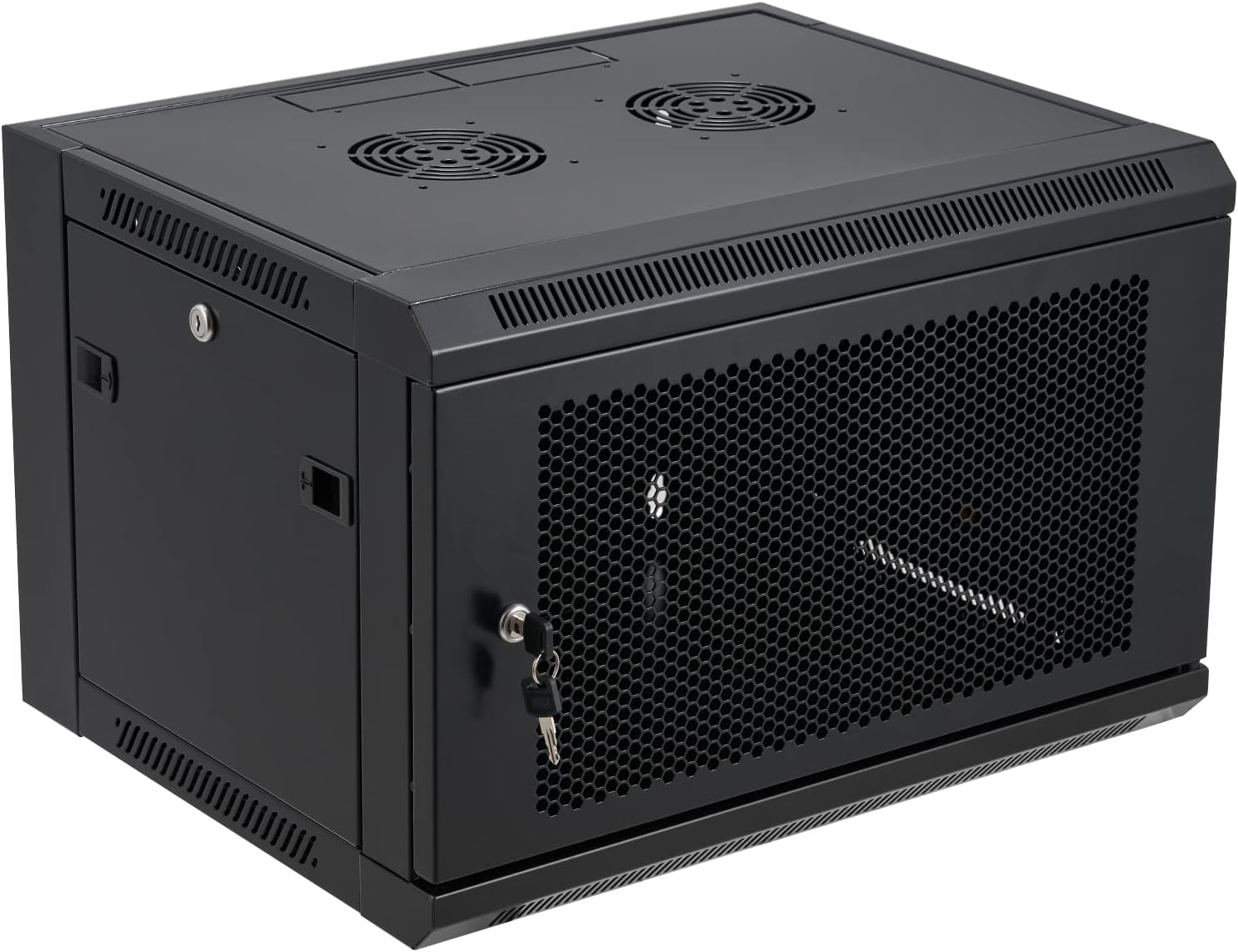 Wall Mount Server Cabinet Network Rack Vented Enclosure Locking Door T7295