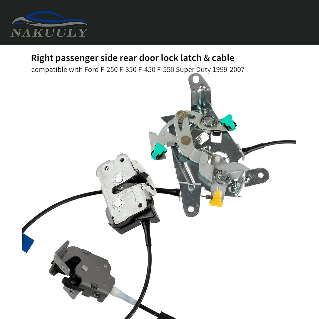Rear Door Lock Latch & Cable Assembly Pack of 2 Z9927