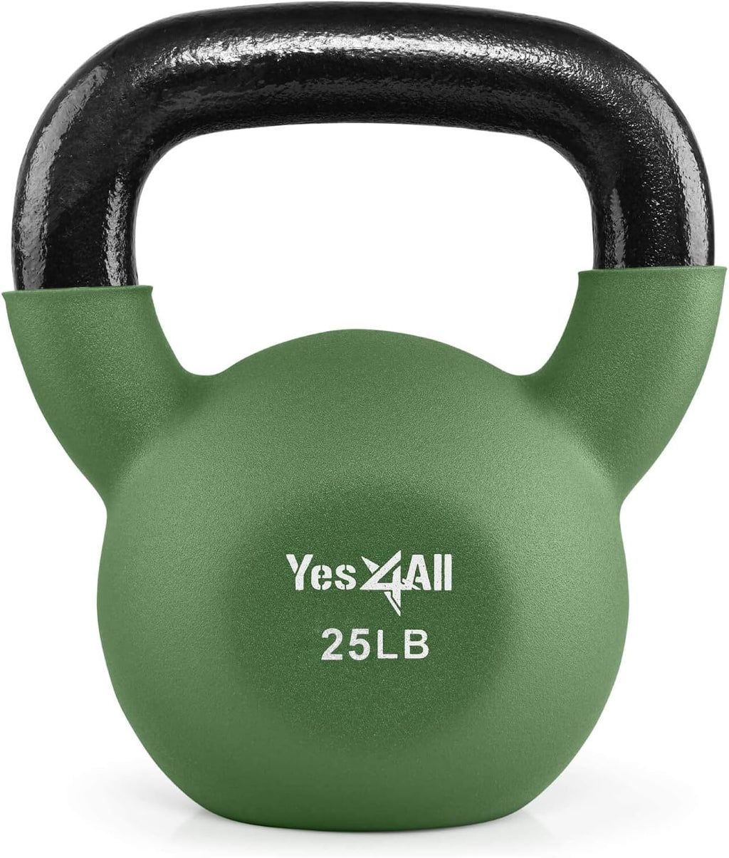 Neoprene Coated Kettlebell Weights, Pack of 2 F341