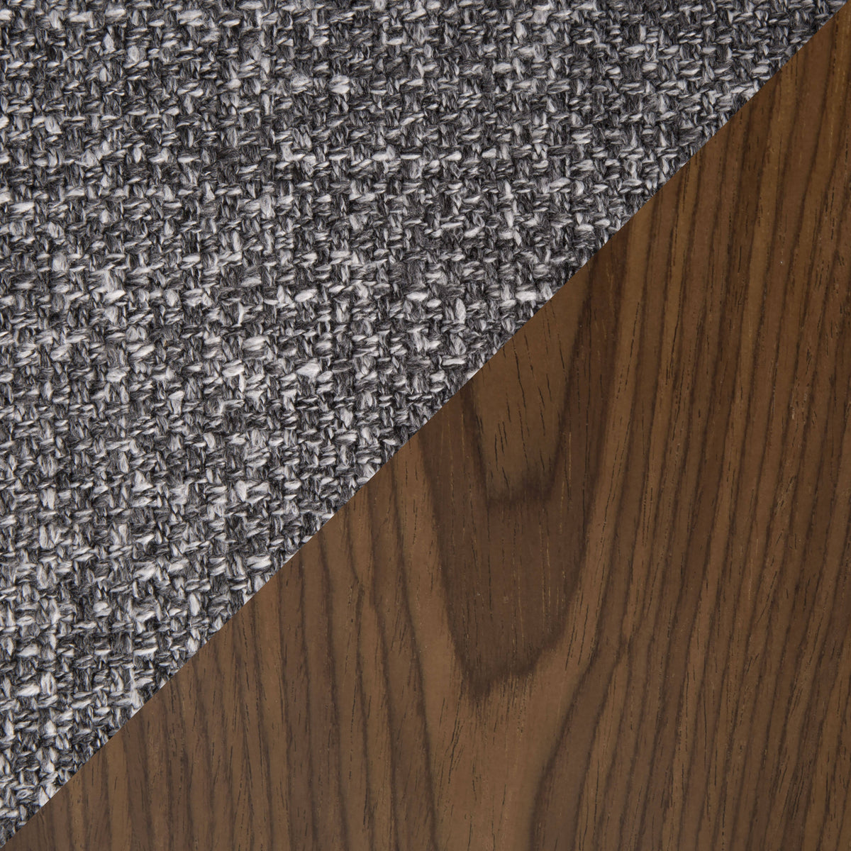 Walnut and Grey Noise Fabric Counter Stool L88604