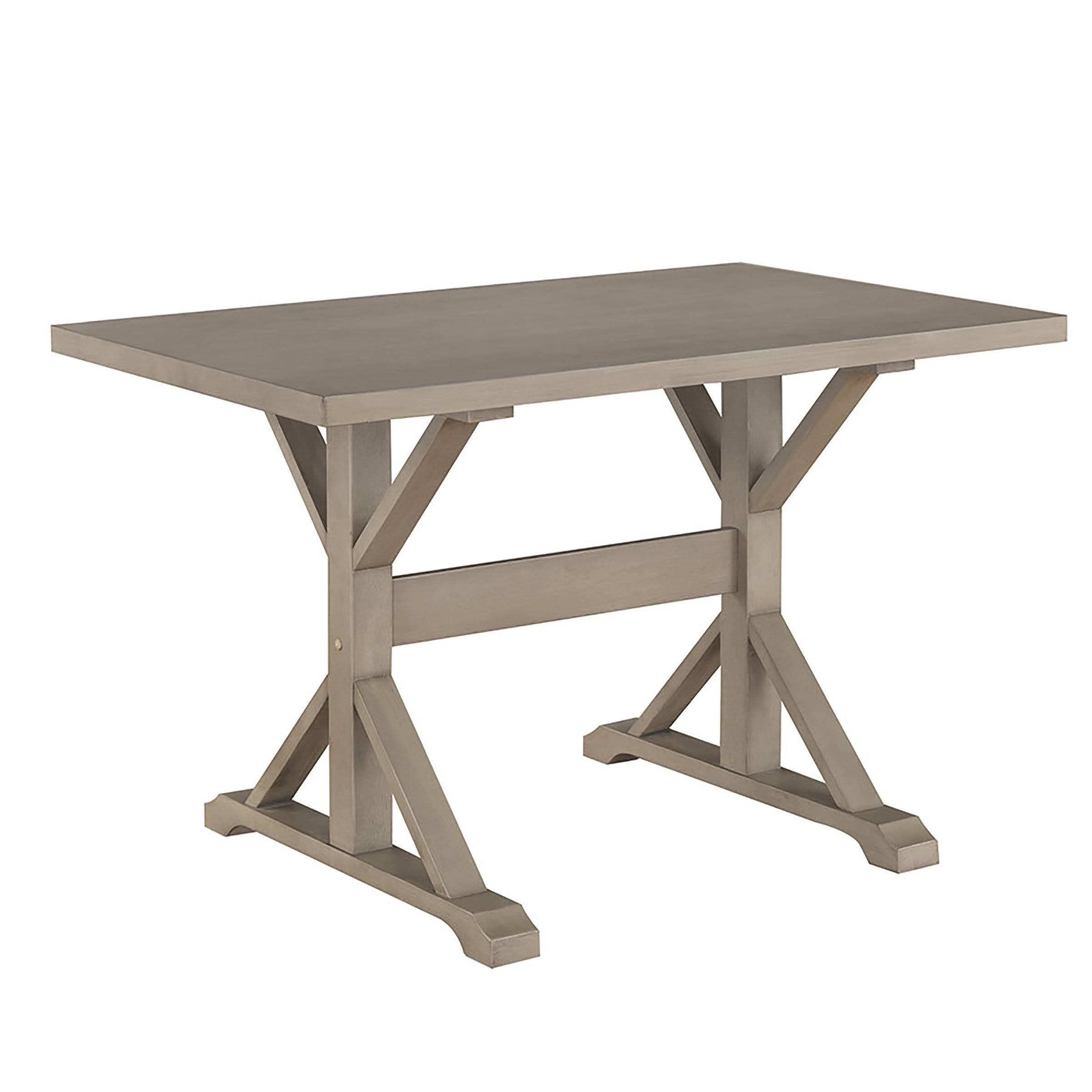 Weathered Gray Trestle Table A940