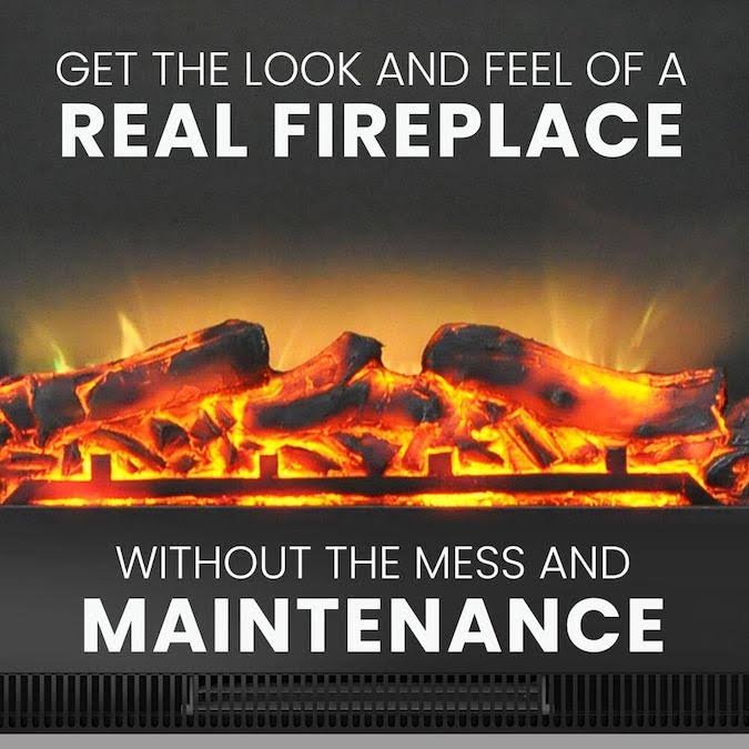 72 in. Electric Fireplace M28027