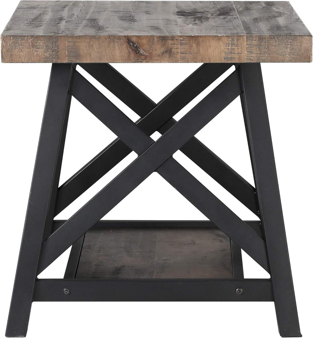 Rustic Oak Accent Table H7529