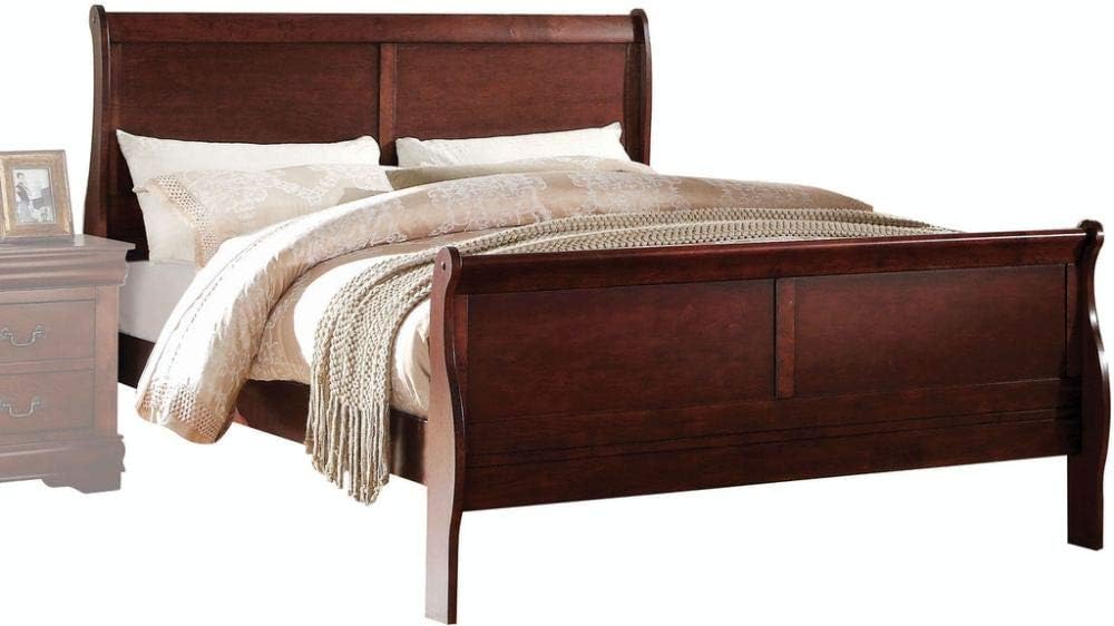 Cherry Wood 5 Drawer Chest Side Table P46204