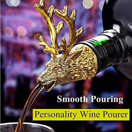 Gold Wine Pourer Aerator Decanter Spout D80886