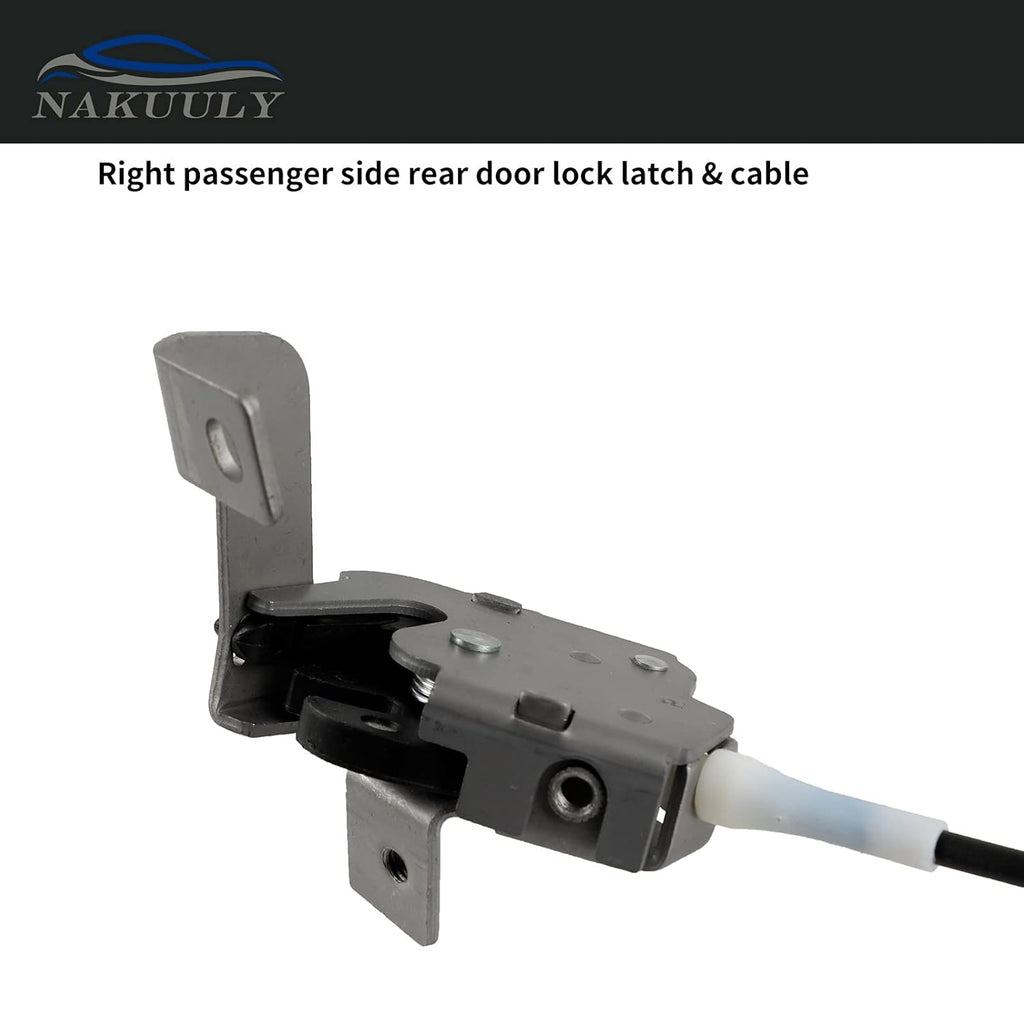 Rear Door Lock Latch & Cable Assembly Pack of 2 Z9927