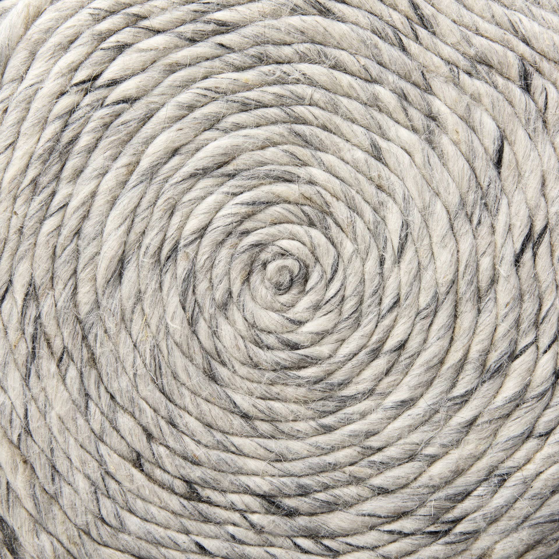 Woven Wool Pouf J267540