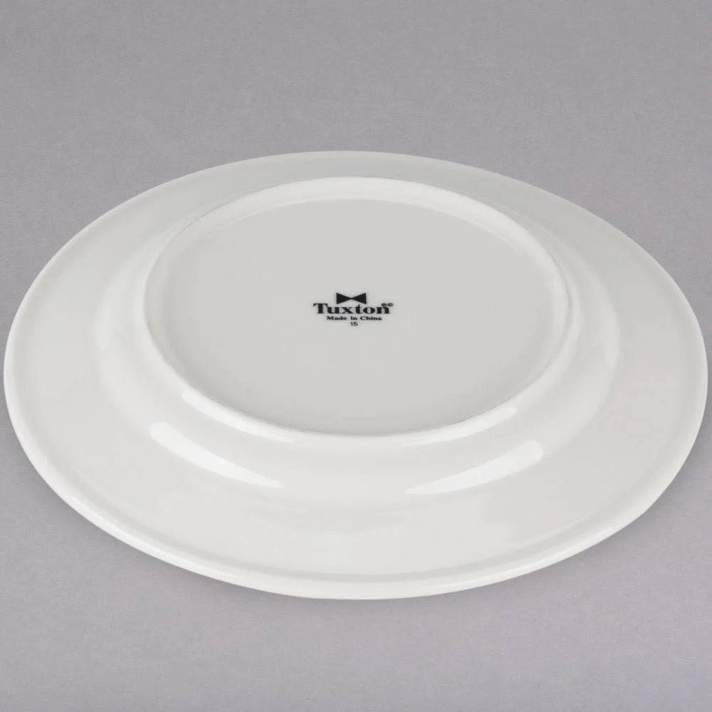 12/Case 10x22 Eggshell Wide Rim China Plate R9903