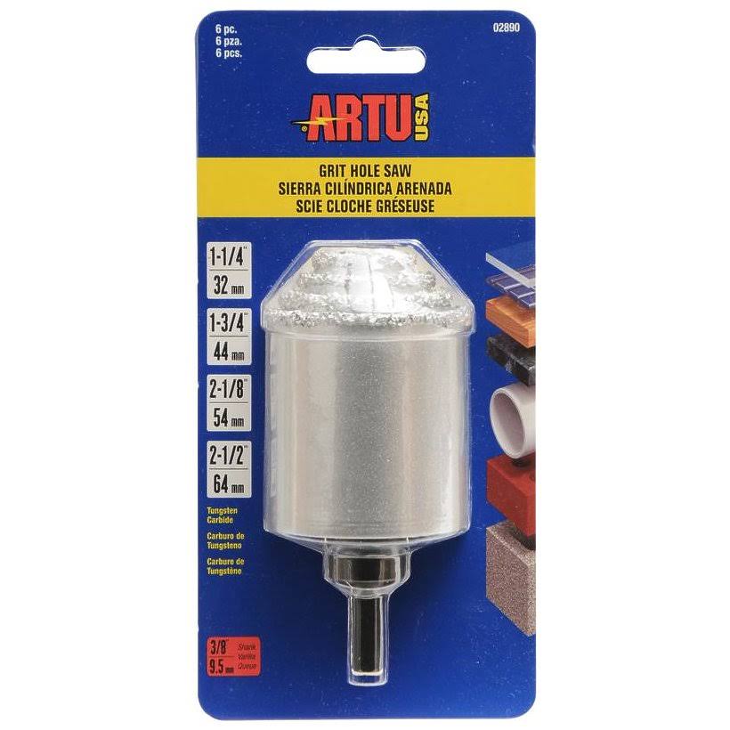6-Piece Tungsten Carbide Grit Hole Saw Set J579307