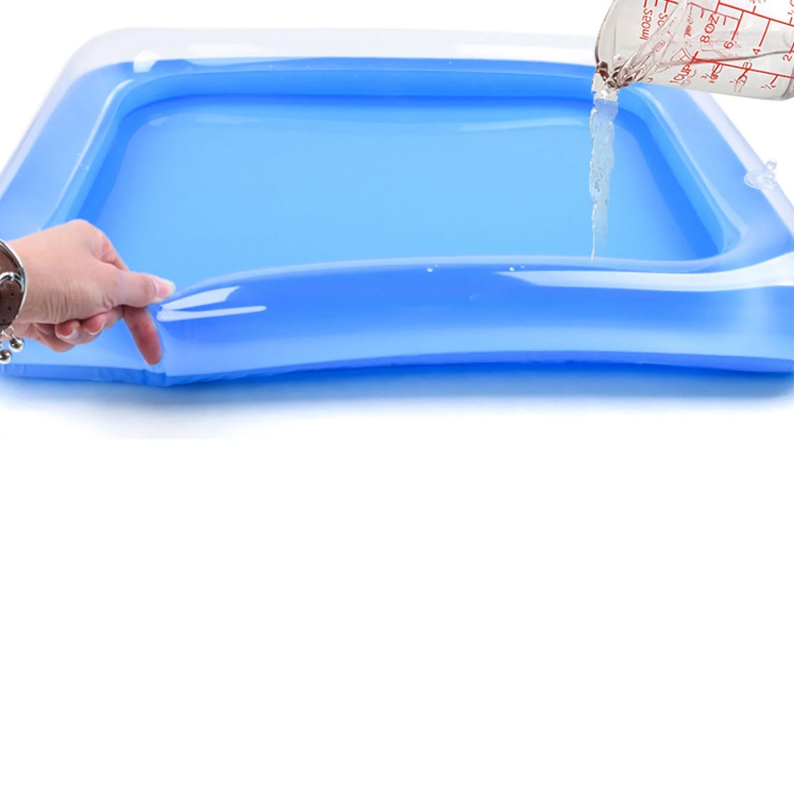Inflatable Sand Table Toy Sand Fishing Tray R9569