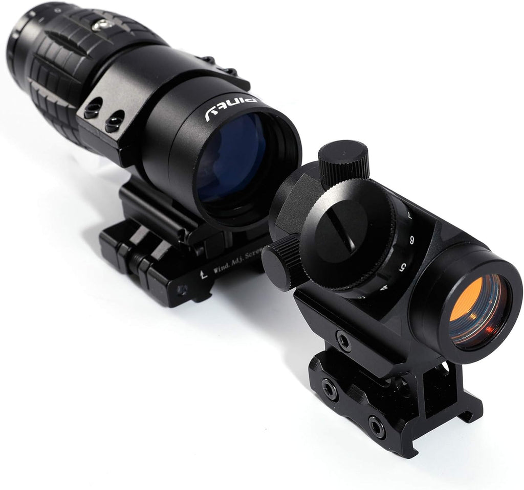 Tactical 3-4 MOA Red Dot Sight with 3X Magnifier Combo N91128