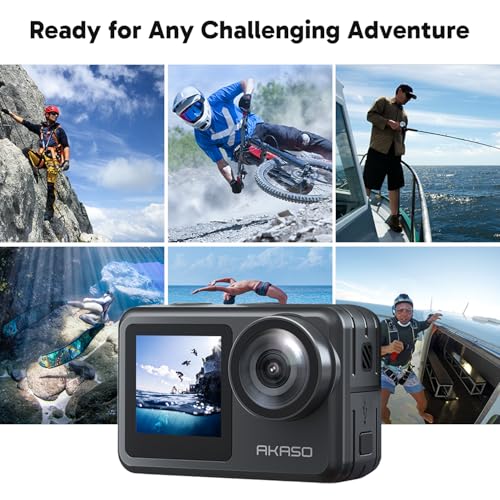 4K30fps Action Camera with 256GB MicroSDXC U3 Memory Card F106