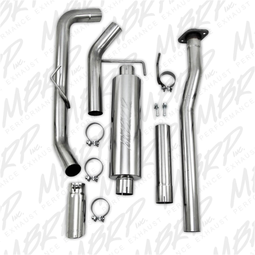 Cat Back Single Side Exit Exhaust System F7185