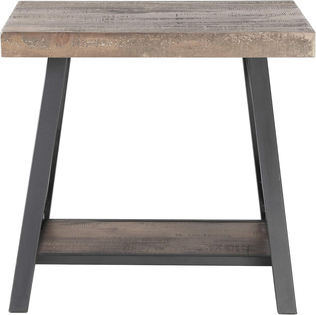 Rustic Oak Accent Table H7529
