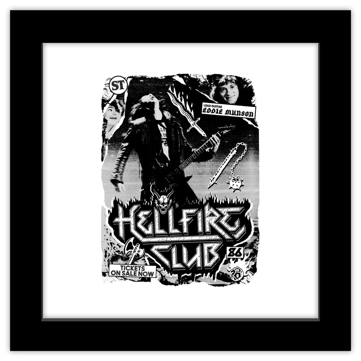 Black Framed Wall Art, 12" x 12" K39878