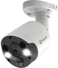 4K Ultra HD Wired Bullet Security Camera with Color Night Vision and Siren H101