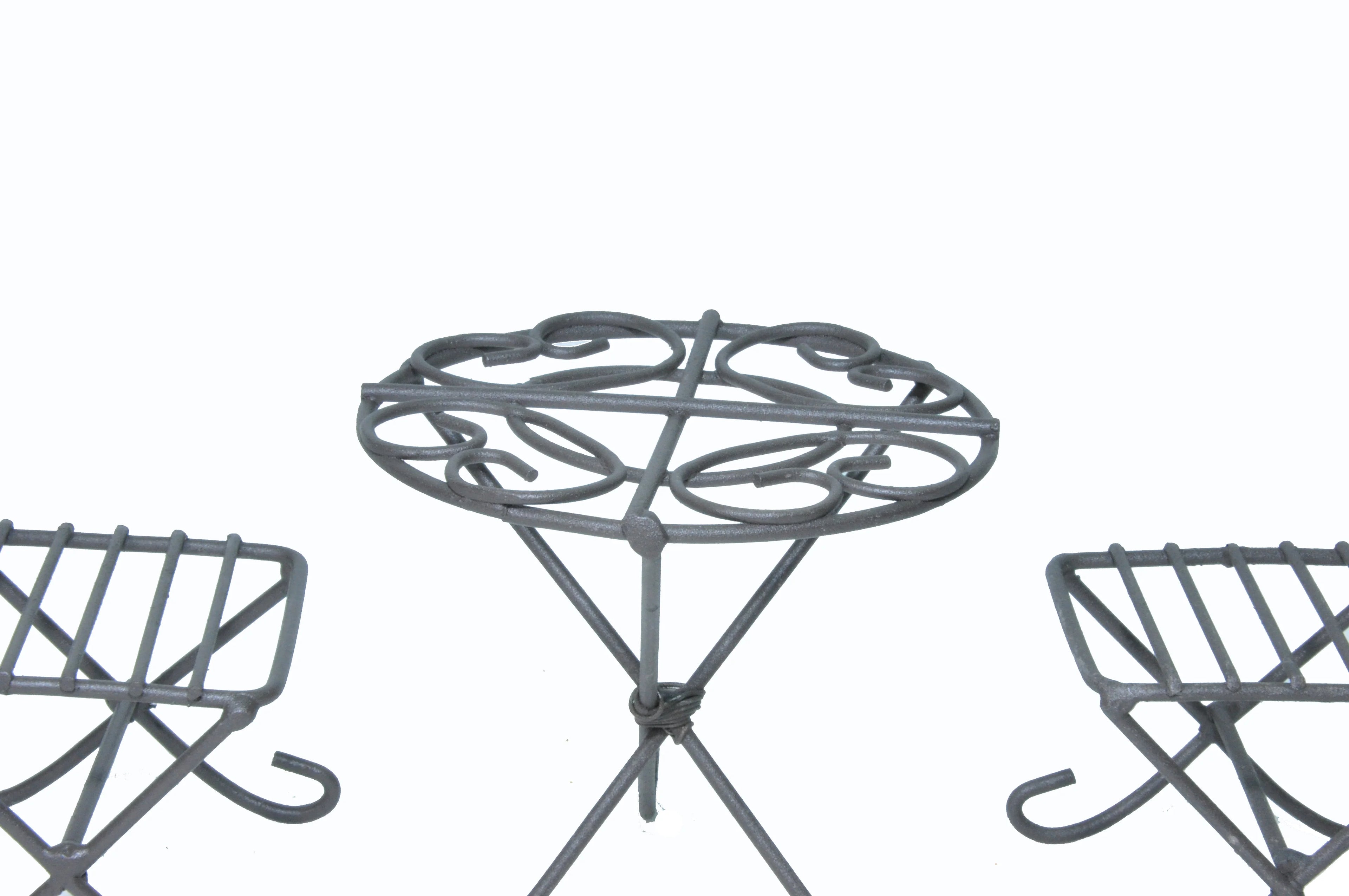 Red Metal Miniature Bistro Set F54821
