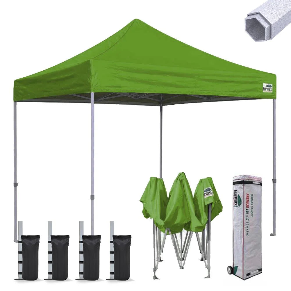 10x10 Pergolas with Canopy Outdoor Gazebo with Heavy Duty Wheeled Carry Bag P7868