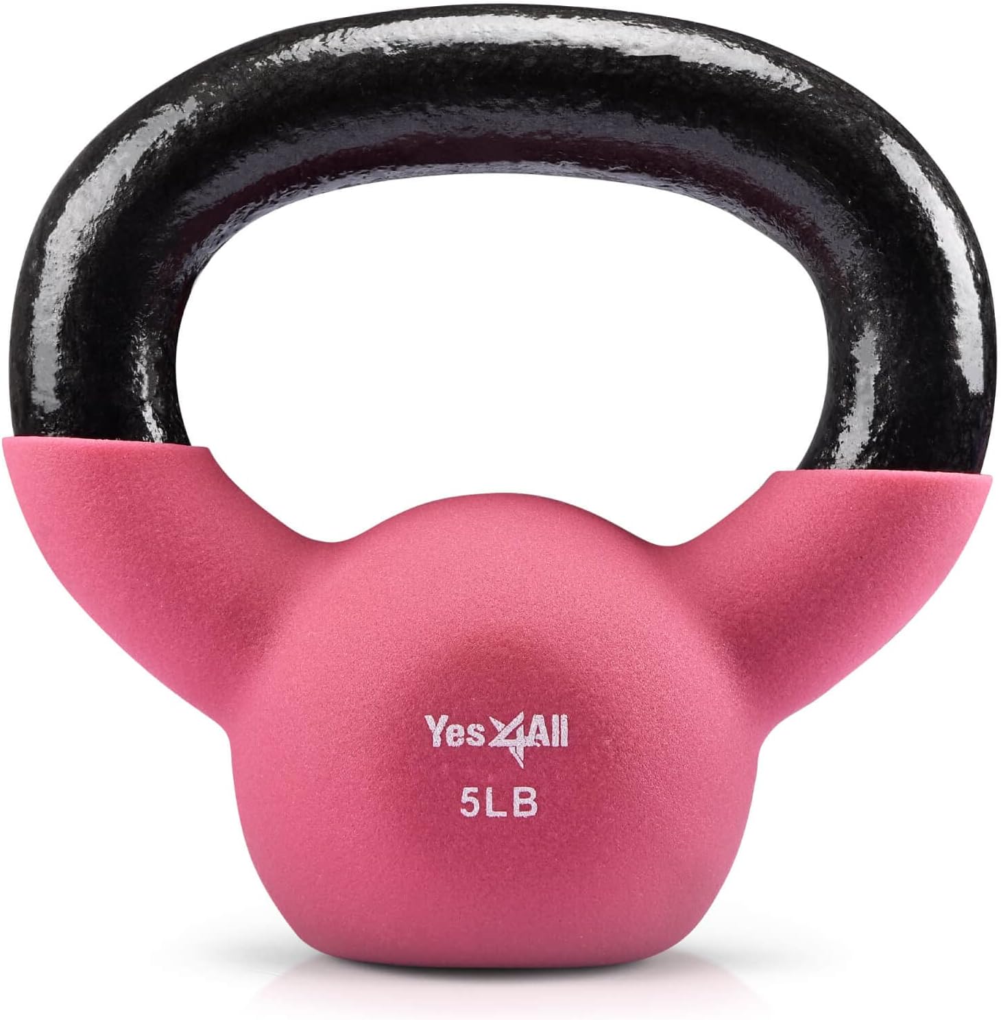 Neoprene Coated Kettlebell Weights, Pack of 2 F341