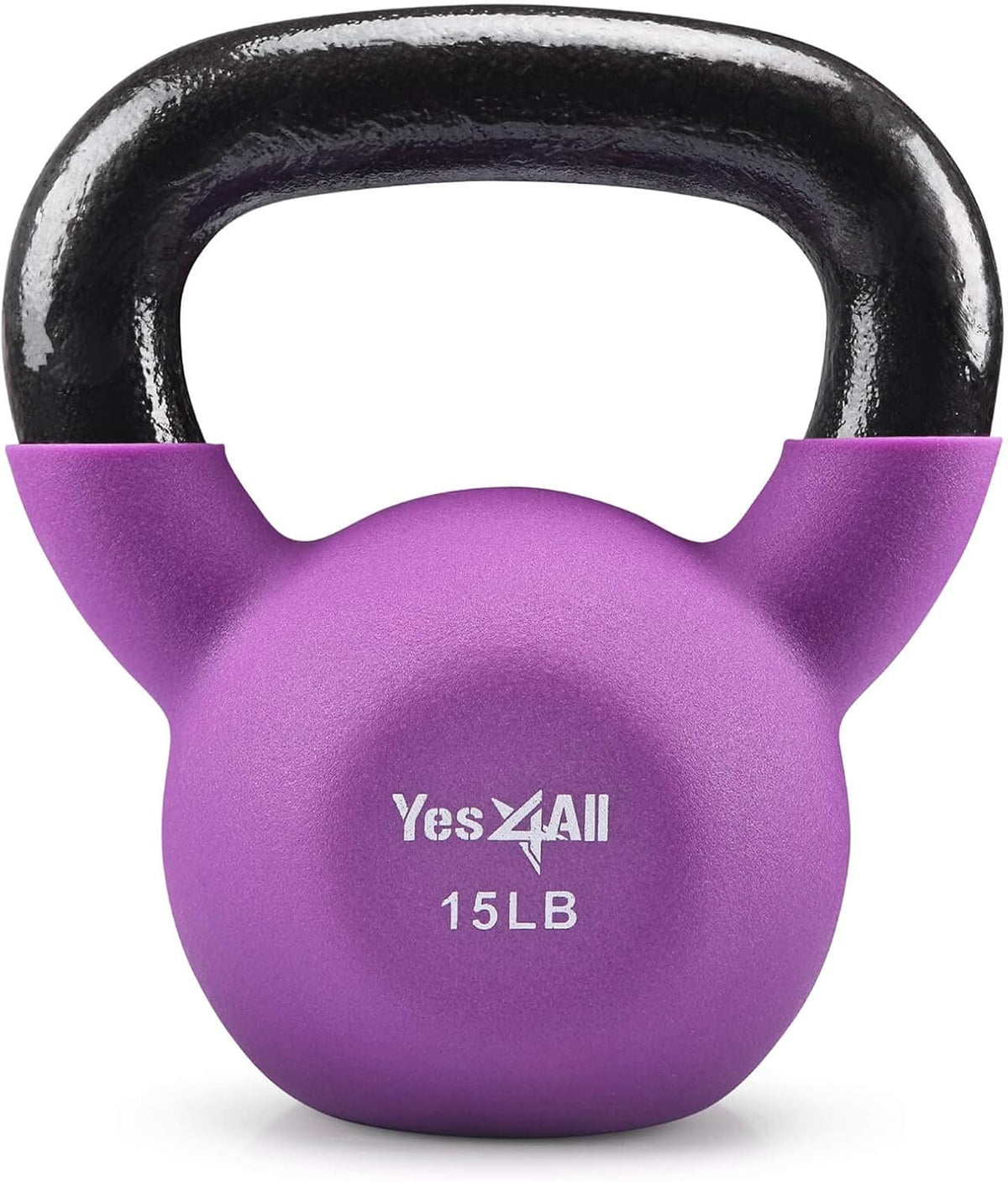 Neoprene Coated Kettlebell Weights, Pack of 2 F341
