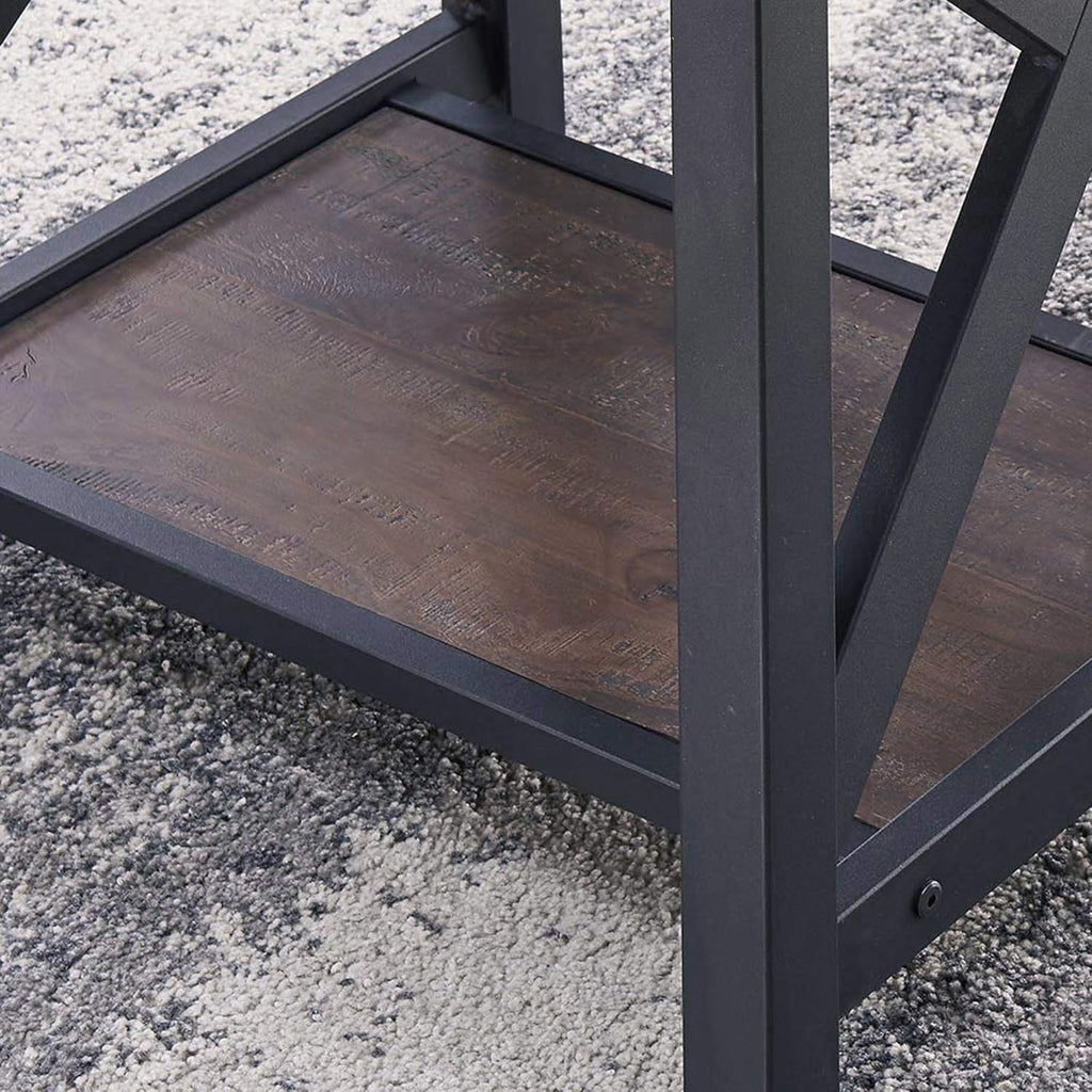 Rustic Oak Accent Table H7529