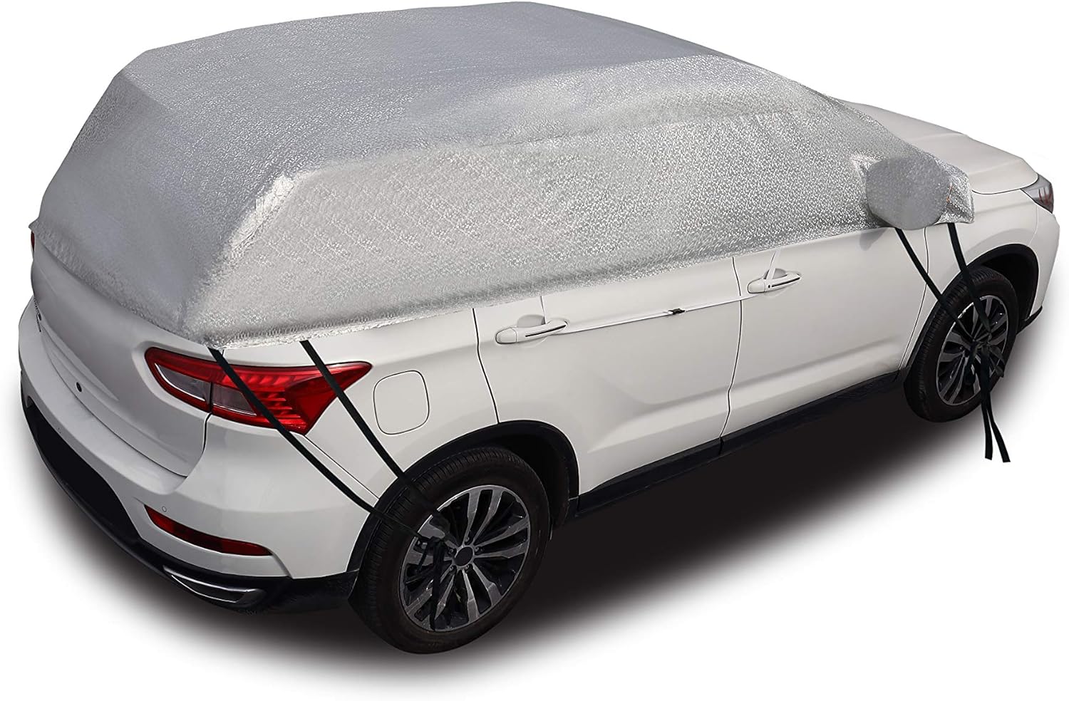 Half Car Cover Waterproof Windproof Dustproof Windshield Cover Pack of 2 F457188
