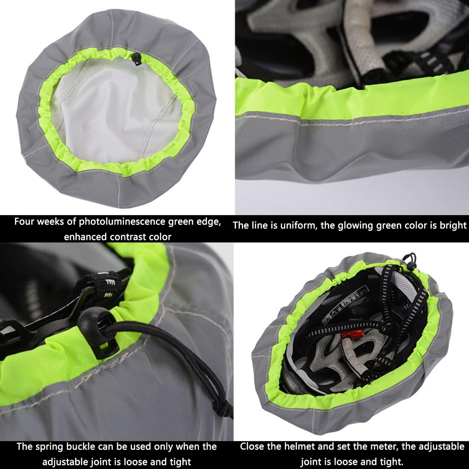 Rainproof Reflective Cycling Helmet Cover K26545