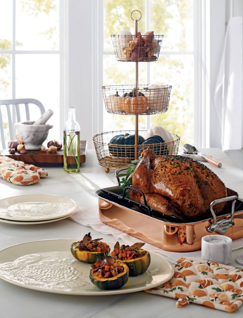 3-Tier Copper Fruit Basket Y6792