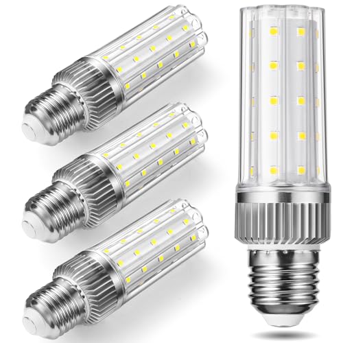 E12 LED Candelabra Bulbs, 150 Watt Equivalent, Daylight White 6000K, Non-Dimmable (4 Pack) G7216