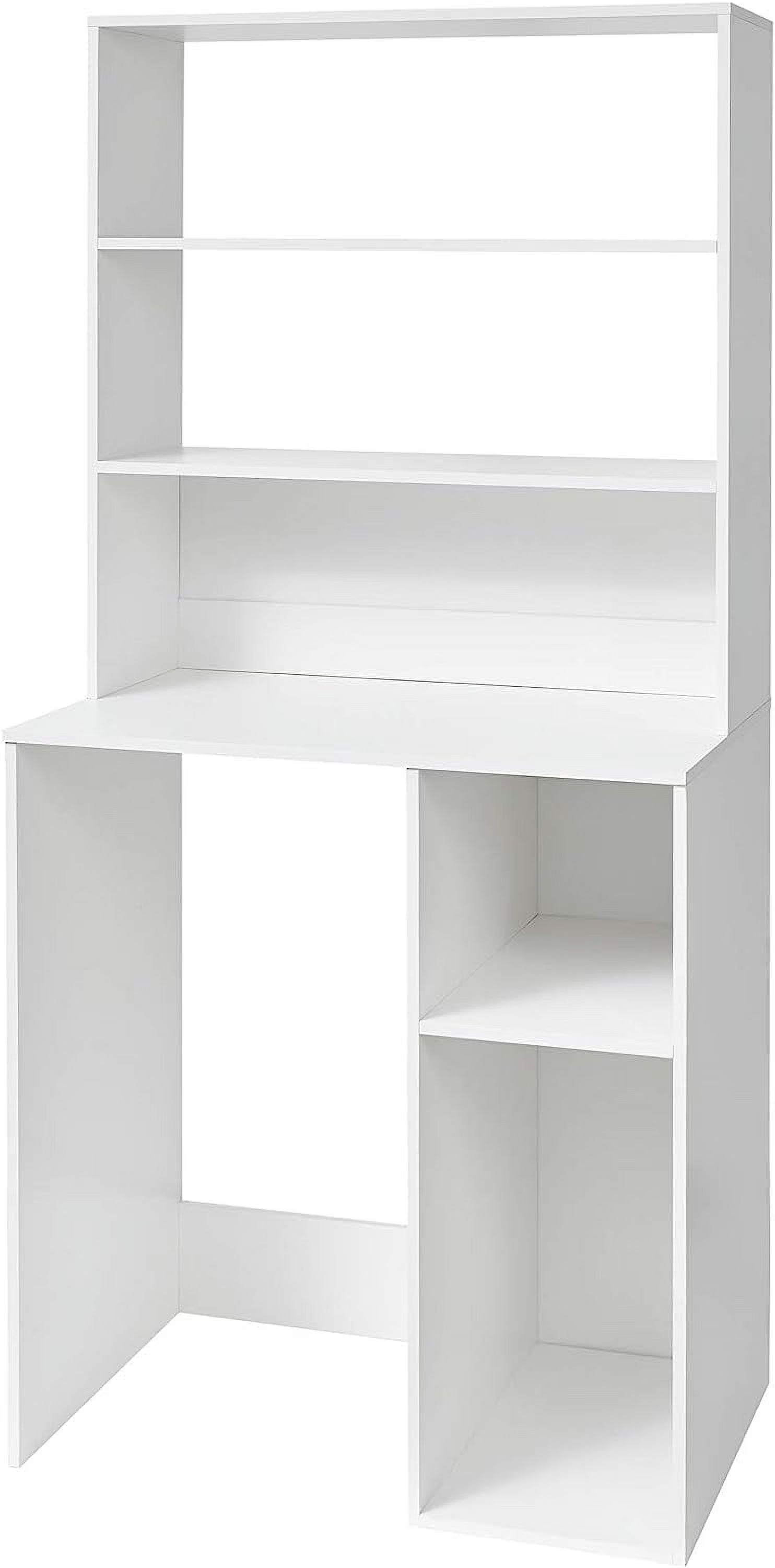 White Mini Fridge Dorm Station with Top E6109