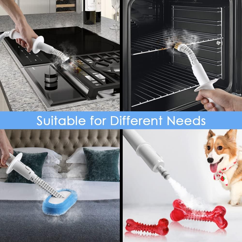 12-in-1 Steam Mop Floor Cleaner with LCD Temperature Digital Display R54617