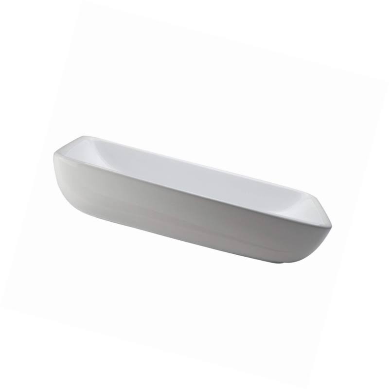 White Rectangular Vessel Sink Q600684