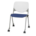 Poly Caster Stack Chair with Perforated Back O435062