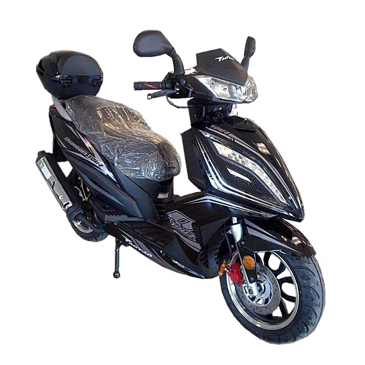 Black 150cc Moped Scooter U25581