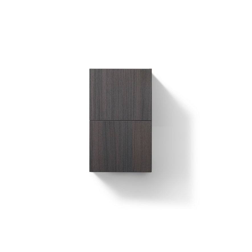Gray Oak Linen Side Cabinet with 2 Storage Areas T8847
