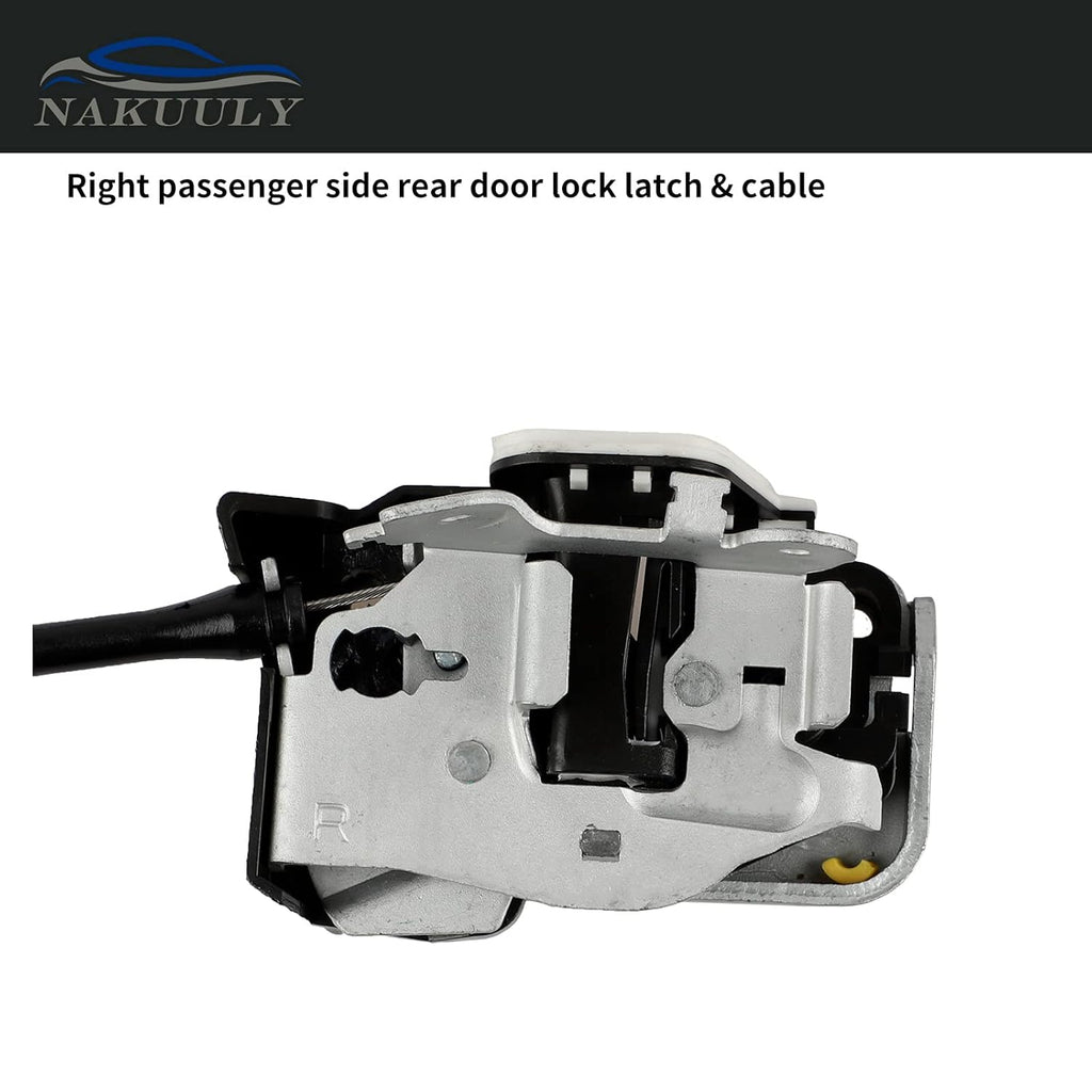 Rear Door Lock Latch & Cable Assembly Pack of 2 Z9927