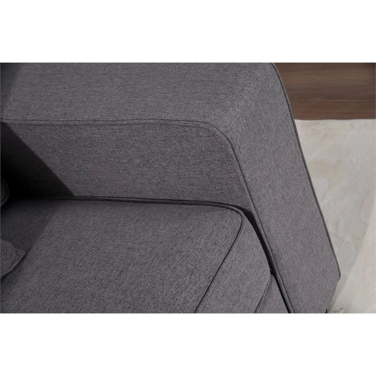 Fabric Reversible Sectional Sofa T147908