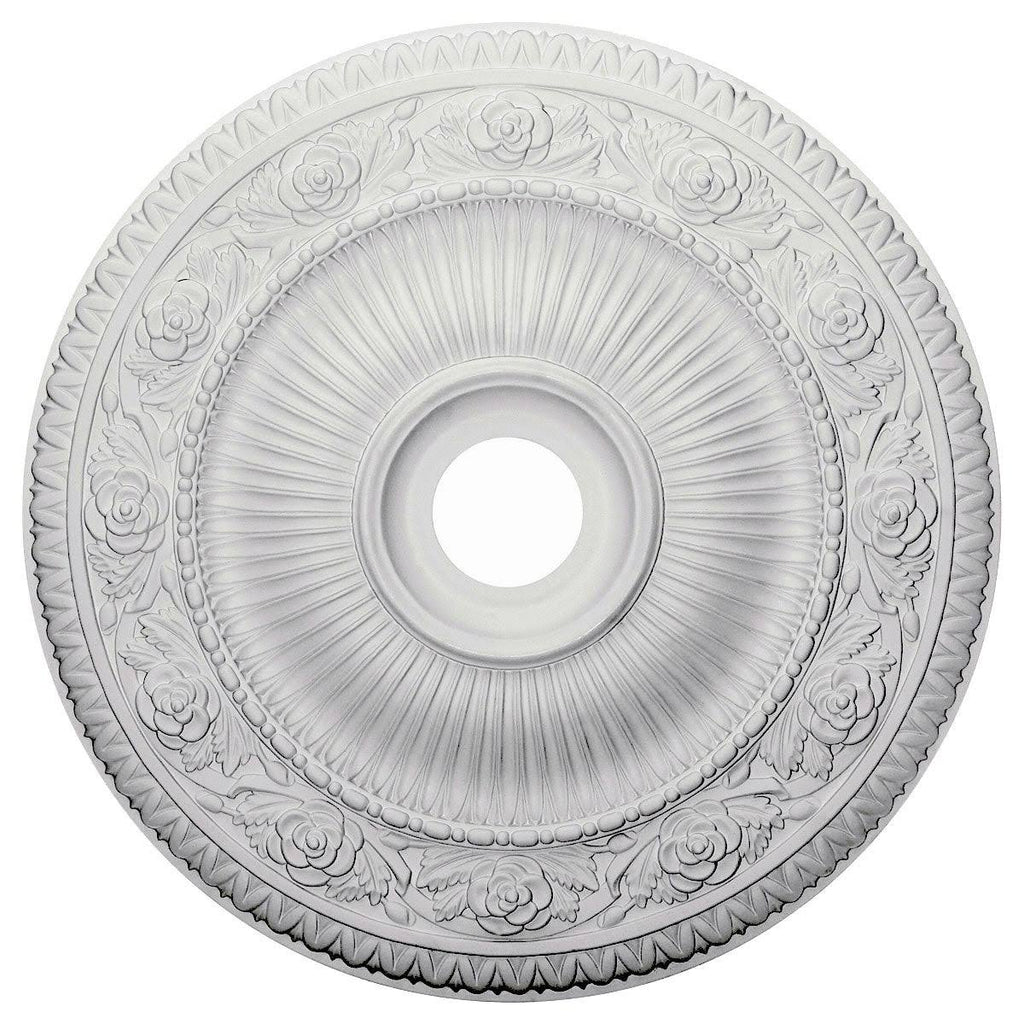 Hand-Painted Smokey Topaz Crackle Ceiling Medallion N3210
